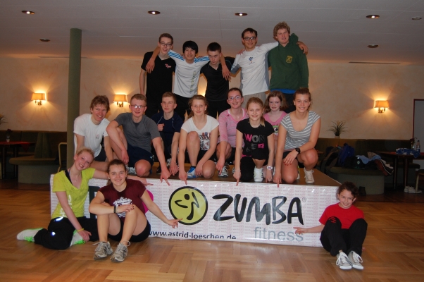 Die Trainingsabteilung beim ZUMBA Training